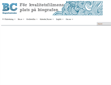 Tablet Screenshot of biografcentralen.se